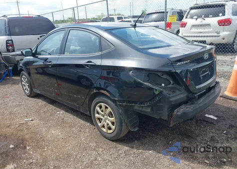 2012 Hyundai Accent Gls from USA, damaged, VIN KMHCT4AE3CU046923